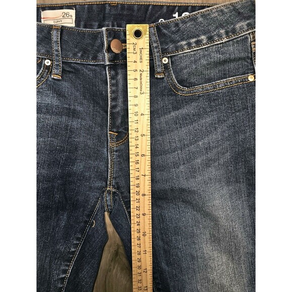 GAP 1969 Women's Curvy Bootcut Jeans Size 26S Blue Denim Medium Wash - Picture 8 of 12